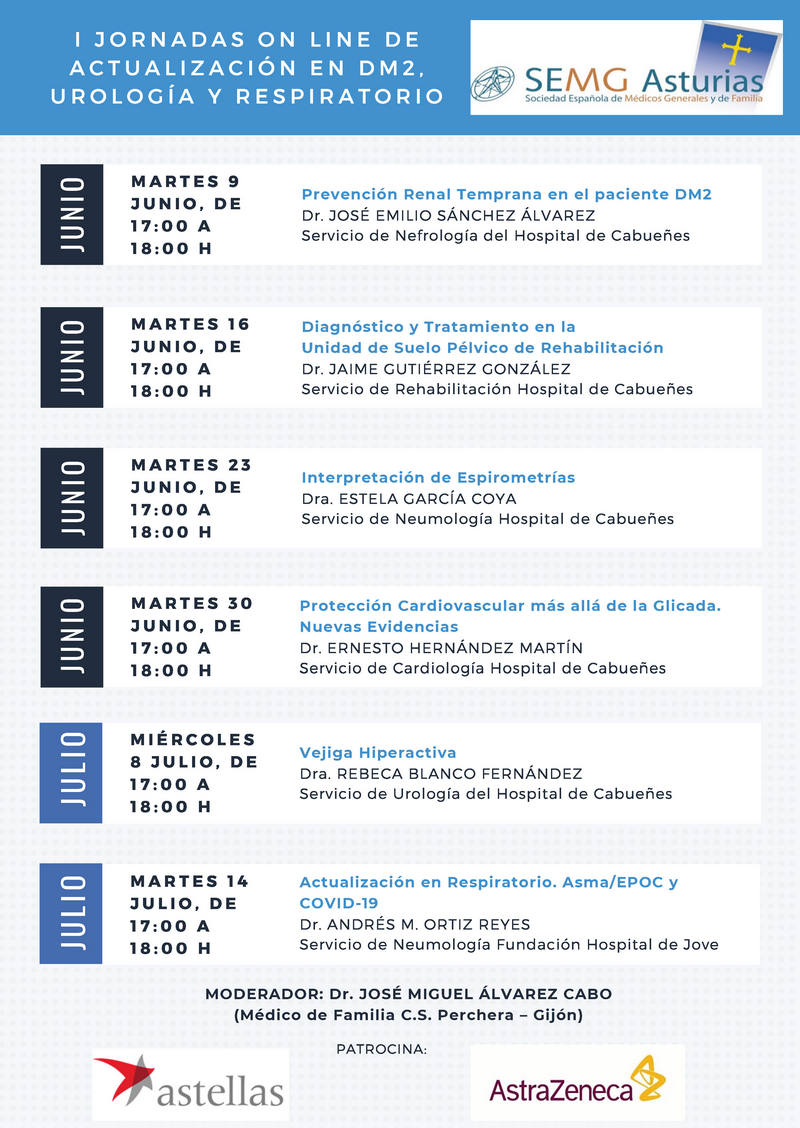 jornadas online julio julio.2020.Semg.Asturias