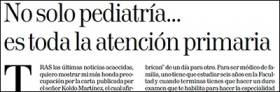 No solo pediatr&iacute;a...es toda la atenci&oacute;n primaria