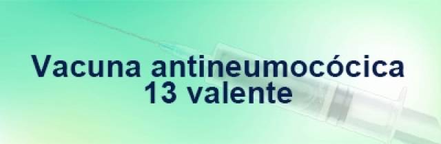 Documento de solicitud de vacunaci&oacute;n frente a neumococo con vacuna conjugada 13 valente