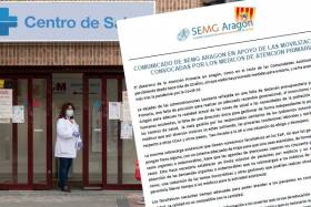 Comunicado de SEMG Arag&oacute;n en apoyo de las movilizaciones convocadas por los medicos de Atencion Primaria