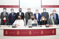 FOTONOTICIA - Cinco sociedades cient&iacute;ficas se re&uacute;nen con el Senado para abordar la importancia de no bajar la guardia contra la COVID-19