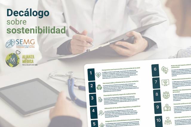 SEMG y AMESAP impulsan una Medicina de Familia m&aacute;s sostenible desde la consulta