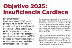 Manifiesto &ldquo;Objetivo 2025: Insuficiencia Cardiaca. Necesidades urgentes y garant&iacute;as ante un problema sanitario de primer orden en Espa&ntilde;a&rdquo;
