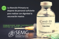 La Atención Primaria no dispone de personal suficiente para realizar con dignidad la vacunación masiva