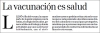 La vacunación es salud - Artículo del presidente de SEMG Navarra en el  Diario de Navarra